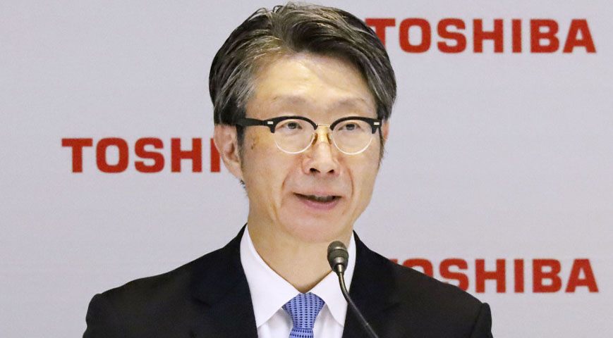 Toshiba Corp. President and CEO Taro Shimada